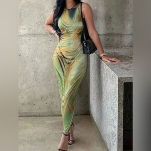 Body heat slim fit dress